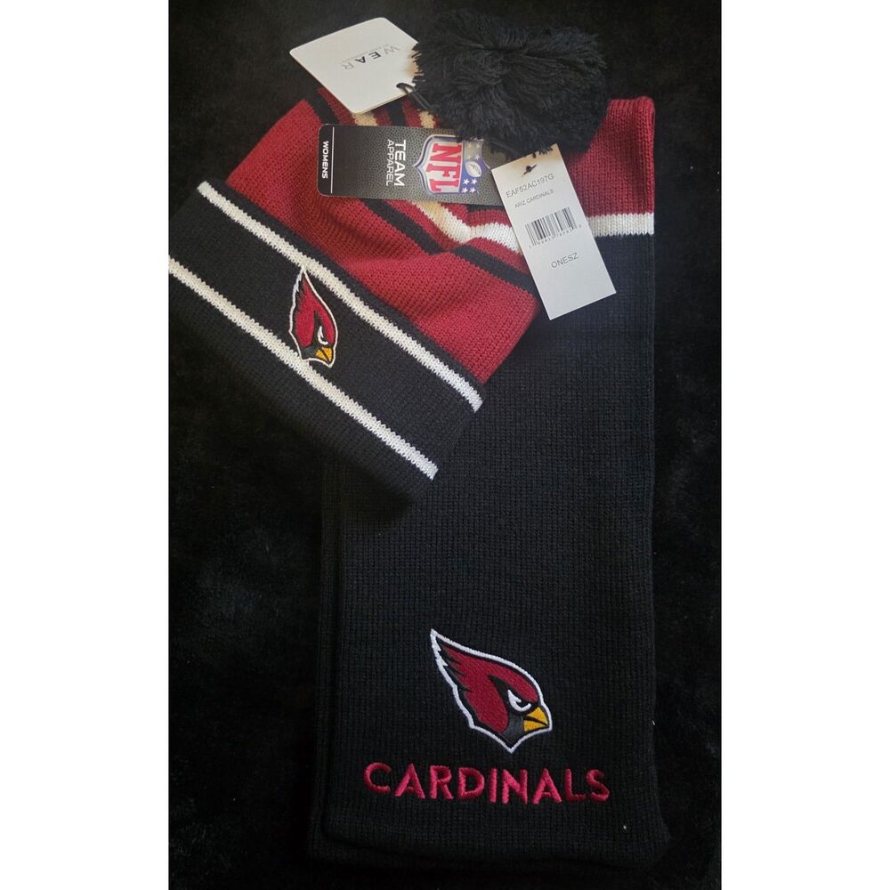 🏈 WEAR by Erin Andrews Arizona Cardinals Beanie & Scarf Set (NWT)
